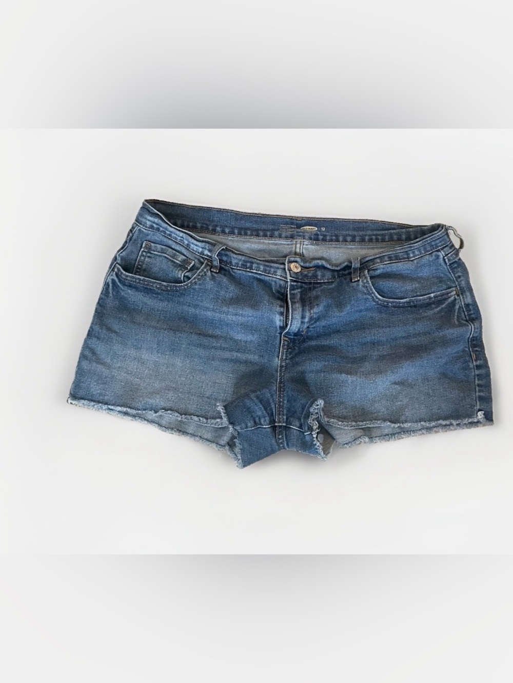 Old Navy Distressed Blue Denim Cutoff Shorts